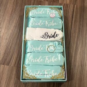 Bride Tribe Satin Headband Set